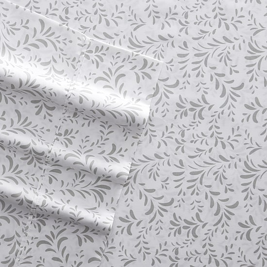 Casual Comfort Premium Ultra Burst of Vines Pattern 4 Piece Bed Sheet Set