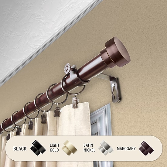 Rod Desyne Bonnet 1 IN Adjustable Curtain Rod