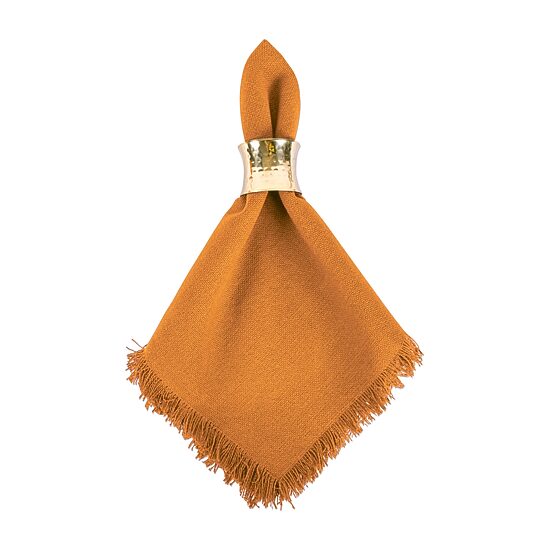 Design Imports Solid Pumpkin Spice 6-pc. Napkins