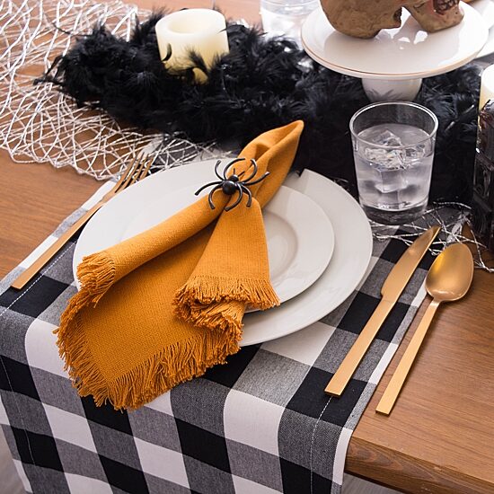 Design Imports Solid Pumpkin Spice 6-pc. Napkins