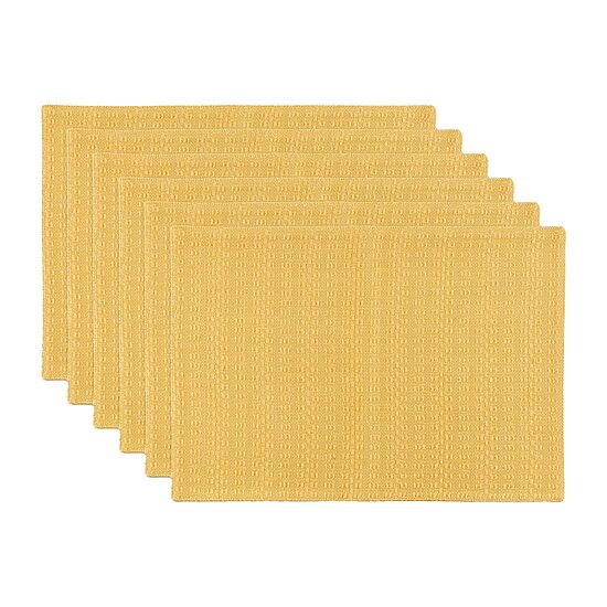 Design Imports Apricot Veriegrated 6-pc. Placemat