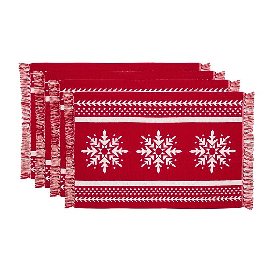 Design Imports Nordic Snowflake 4-pc. Placemat