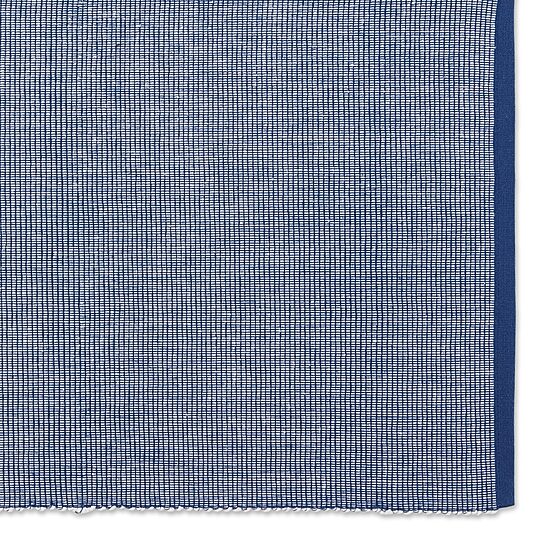 Design Imports Navy & White 2-Tone Ribbed 6-pc. Placemats