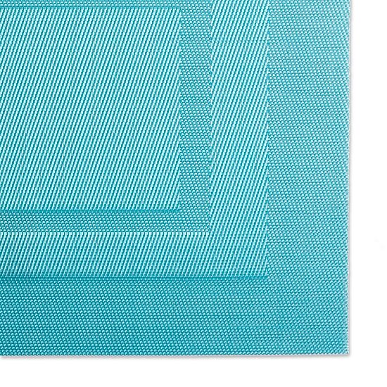 Design Imports Teal Doubleframe 6-pc. Placemats