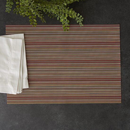 Design Imports Tango Red Stripe 6-pc. Placemats