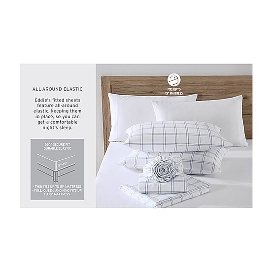 Eddie Bauer Cotton Flannel Sheet Set