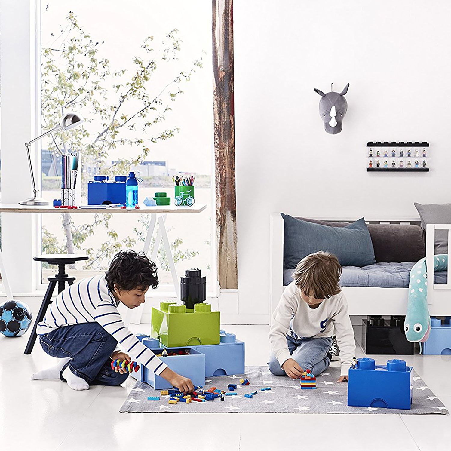 LEGO® Storage Brick Drawer 8 Dark Green Toy Box