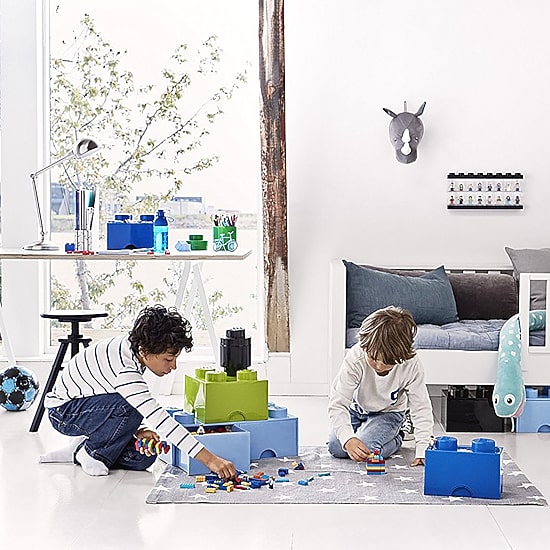 LEGO® Storage Brick Drawer 8 Dark Green Toy Box