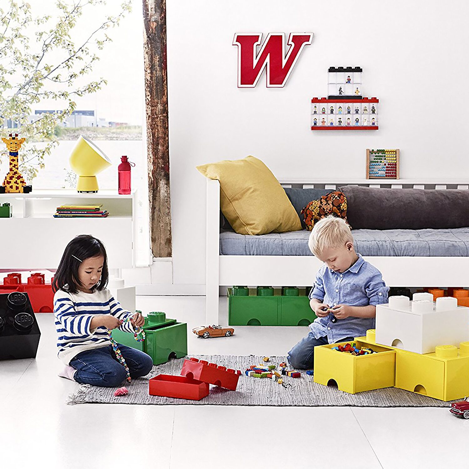 LEGO® Storage Brick Drawer 8 Dark Green Toy Box