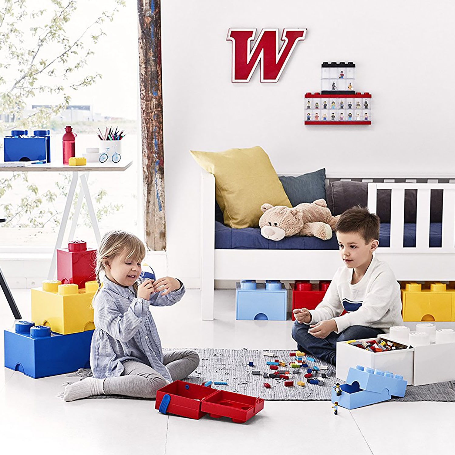 LEGO® Storage Brick Drawer Bright Blue Toy Box