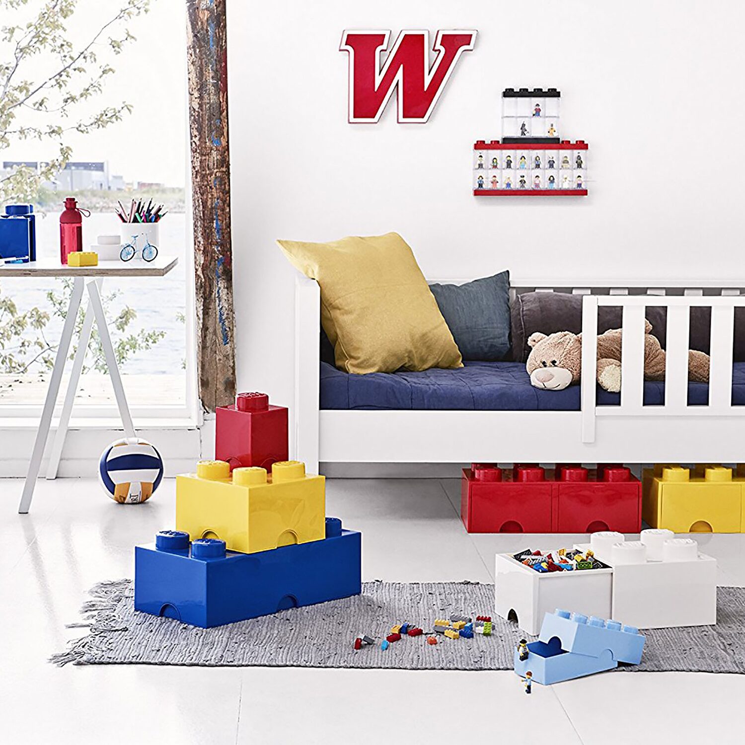 LEGO® Storage Brick Drawer Bright Blue Toy Box