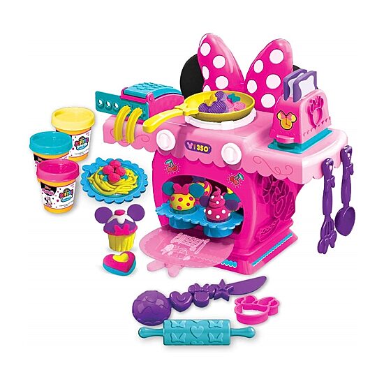 Cra-Z-Art Softee Dough Minnie Deluxe Kitchen - Multi-Color Dough 15-pc. Dough
