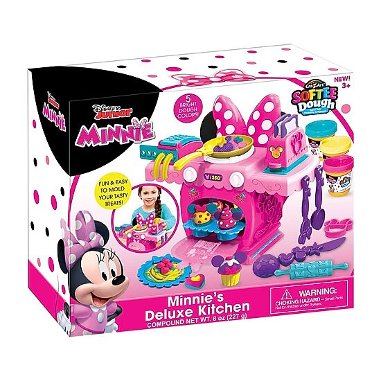 Cra-Z-Art Softee Dough Minnie Deluxe Kitchen - Multi-Color Dough 15-pc. Dough