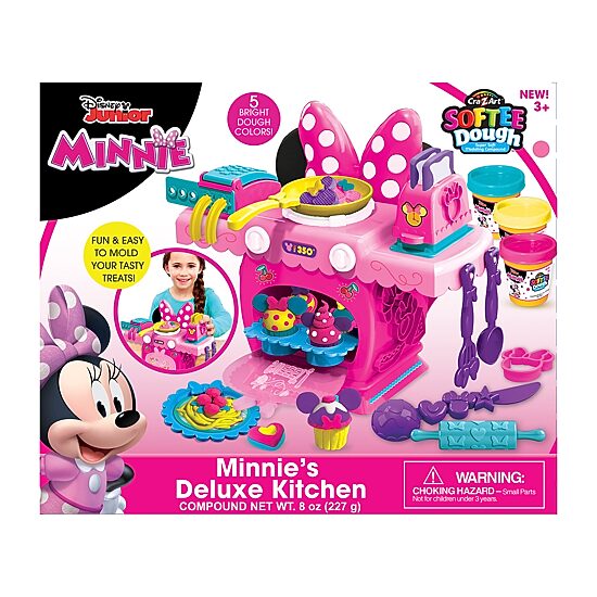 Cra-Z-Art Softee Dough Minnie Deluxe Kitchen - Multi-Color Dough 15-pc. Dough
