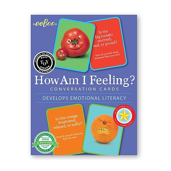 Eeboo How Am I Feeling? Conversation Flashcards Interactive Toy
