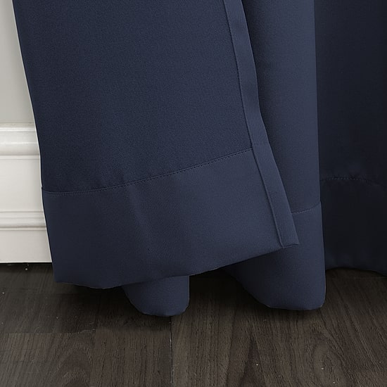 Sun Zero Emory Rod Pocket Energy Saving Light-Filtering Single Curtain Panel