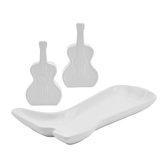 Dolly Parton Salt & Pepper Guitar With Boot Spoon Rest