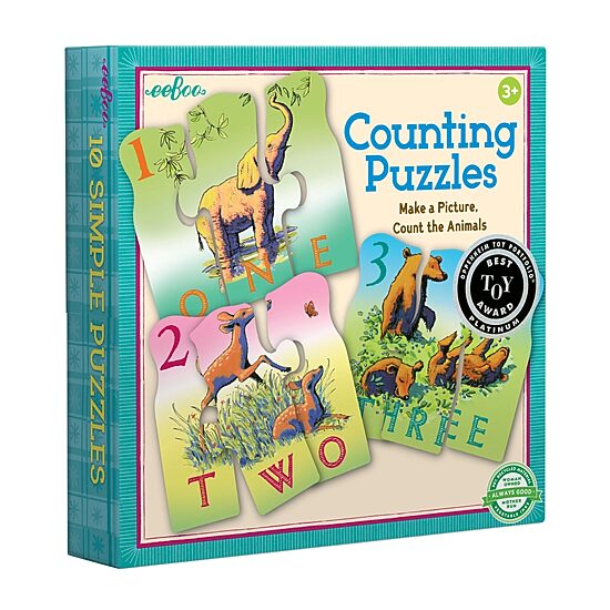 Eeboo Animal Counting Set 20-pc. Puzzle