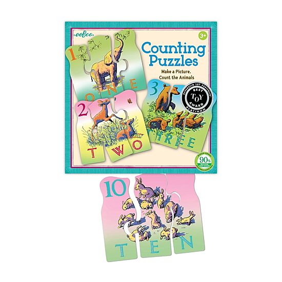 Eeboo Animal Counting Set 20-pc. Puzzle