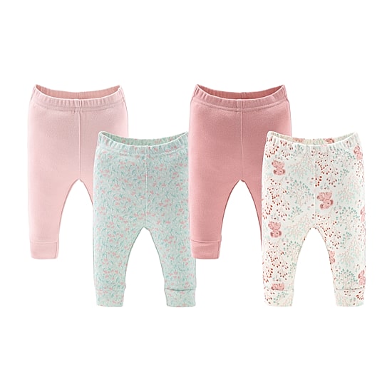 The Peanutshell 0-3m Floral Elephant Baby Unisex Knit 30-pc. Baby Clothing Set