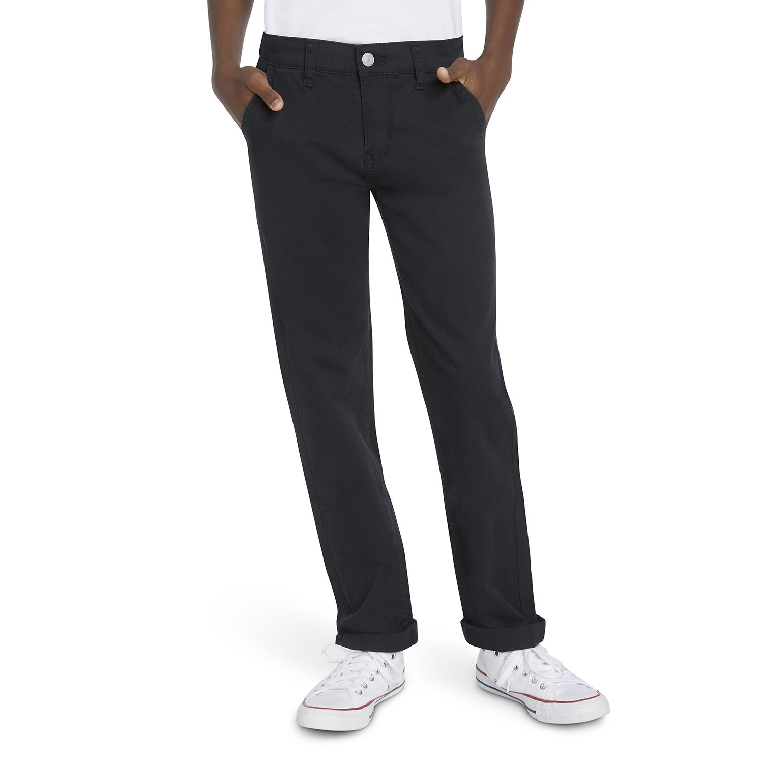 Levi's® 502 Big Kid Boys Tapered Regular Fit Flat Front Pant