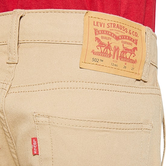 Levi's® 502 Big Kid Boys Tapered Regular Fit Flat Front Pant
