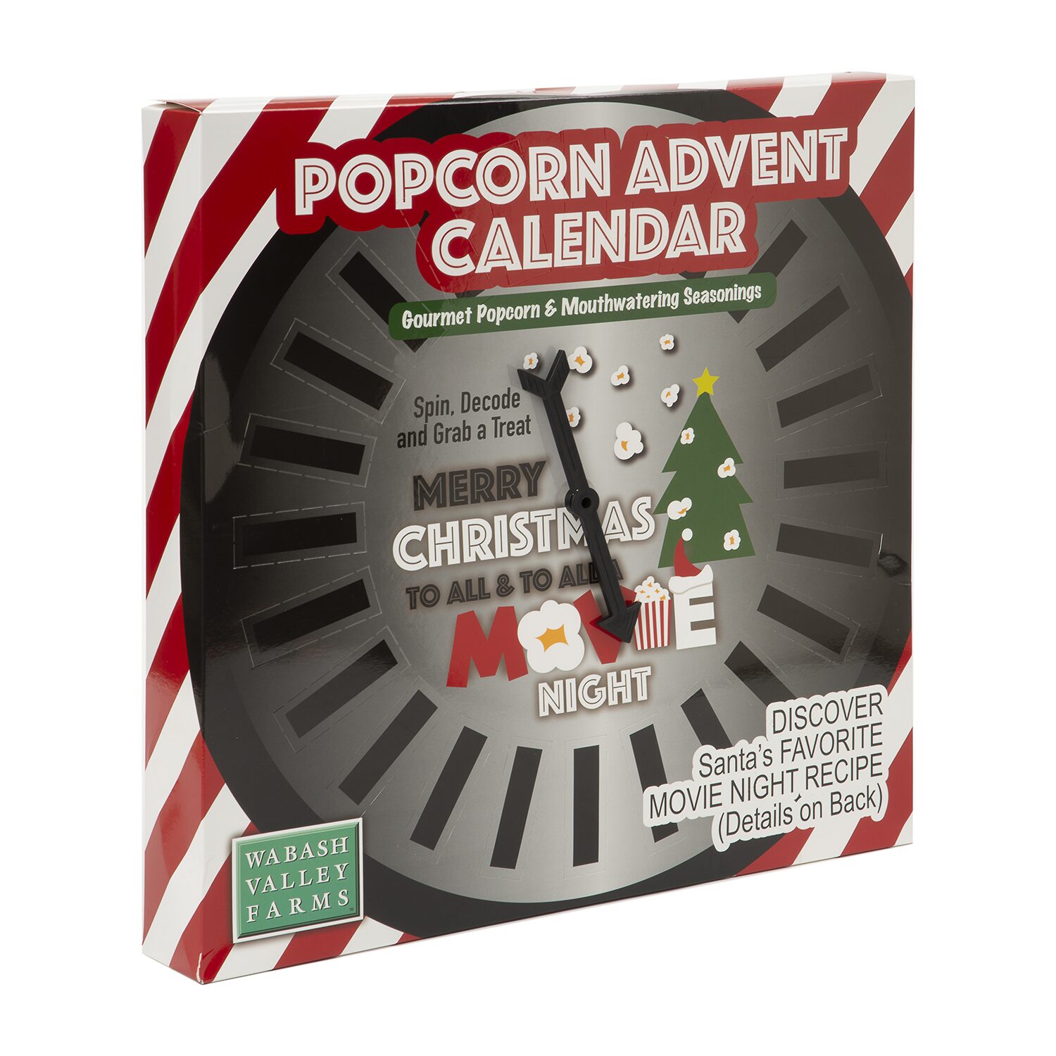 Wabash Valley Farms Popcorn Advent Calendar Valentines Day Food Set