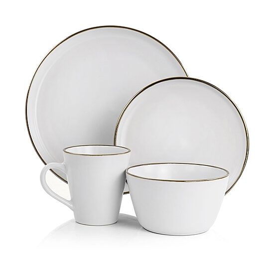 Elama Arthur 16-pc. Stoneware Dinnerware Set