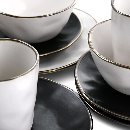 Elama Roman 16-pc. Stoneware Dinnerware Set