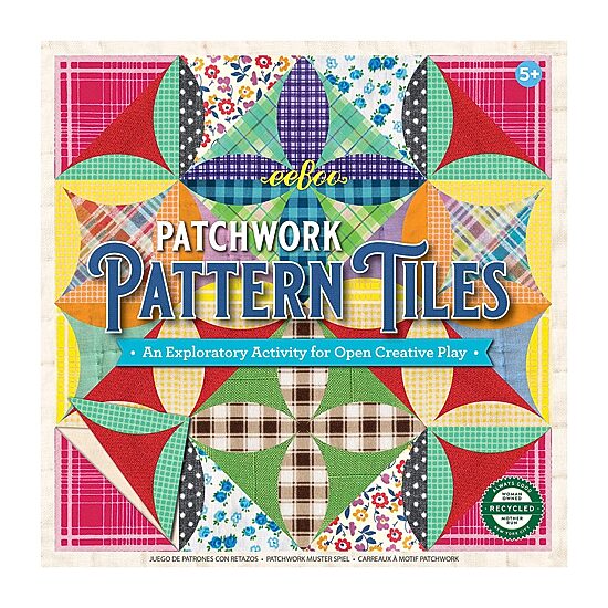 Eeboo: Patchwork Pattern Tiles