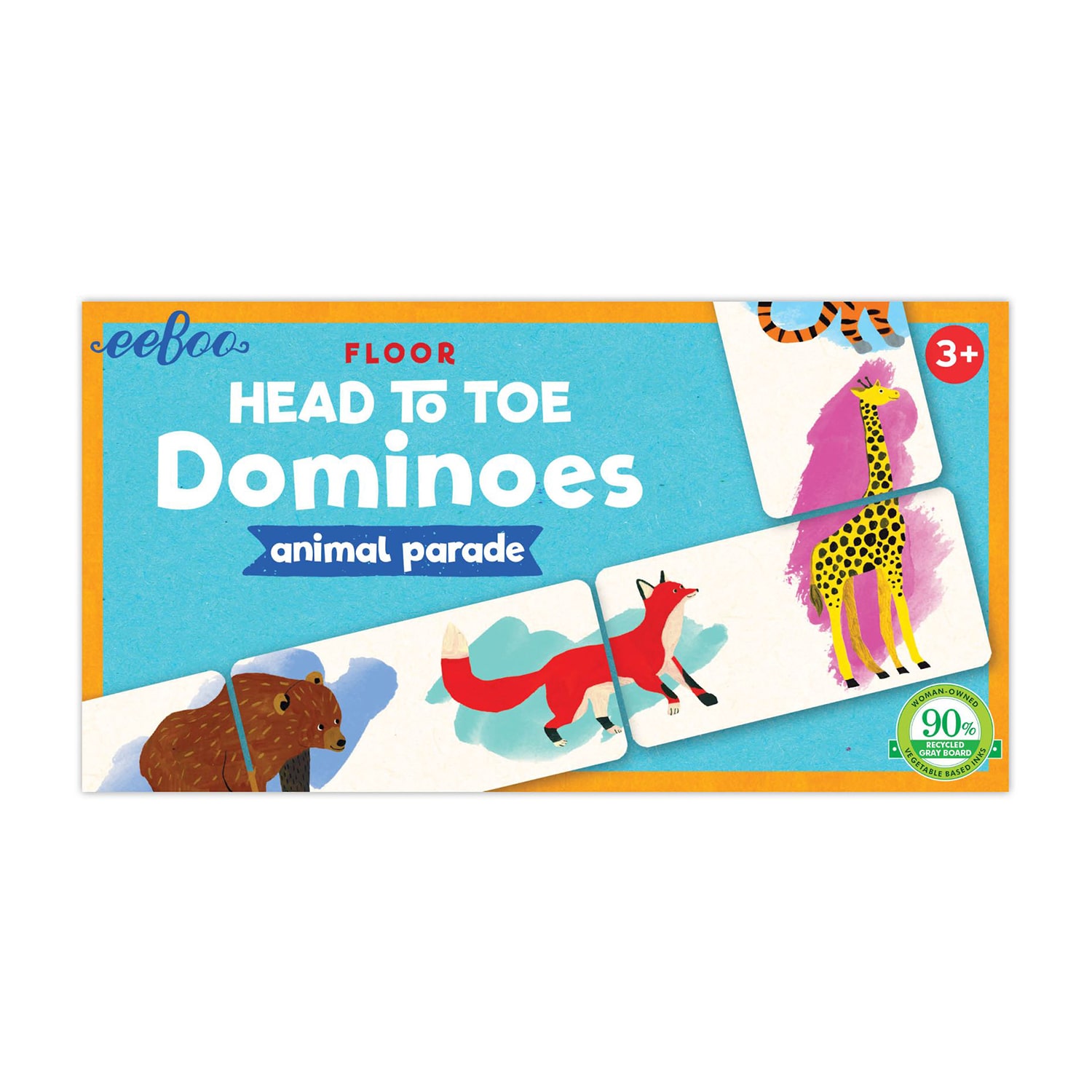 Eeboo Animal Parade Head To Toe Dominoes Dominoes