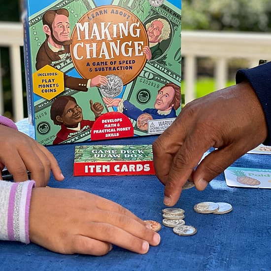 Eeboo Learn About Making Change Game 60-pc. Board Game