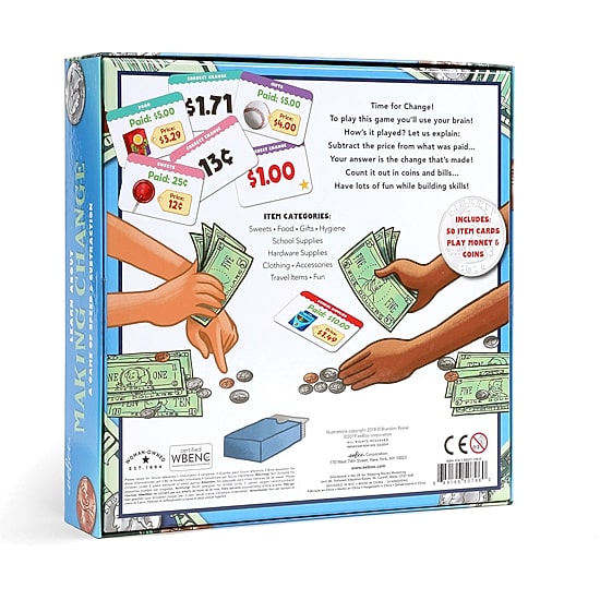 Eeboo Learn About Making Change Game 60-pc. Board Game