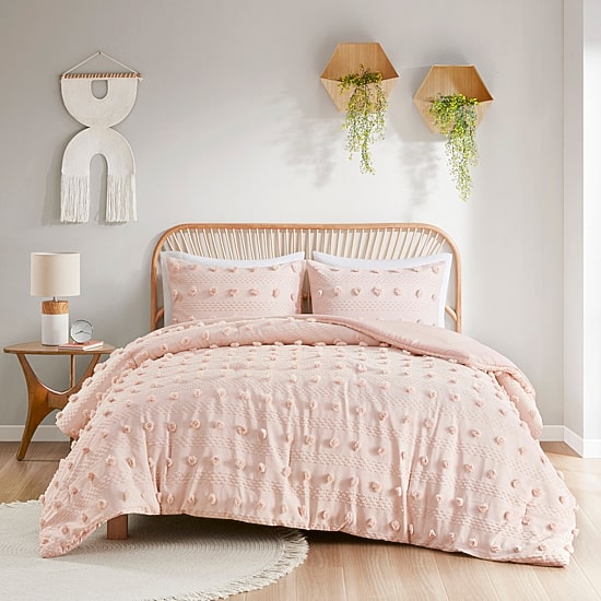 Intelligent Design Vera Clip Jacquard Comforter Set With Sham
