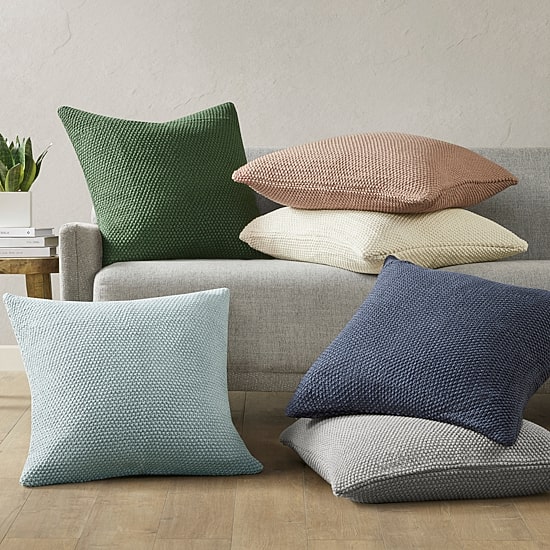 INK+IVY Bree Knit Euro Pillow Cover