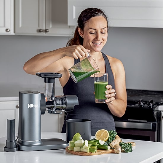Ninja Neverclog Cold Press Juicer JC151, Color: Charcoal - JCPenney