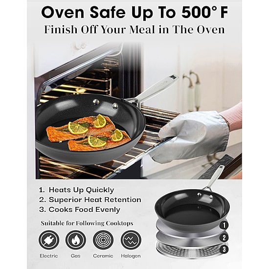 Gotham Steel Pro Ultra Ceramic 2x 15-pc. Non-Stick Cookware Set