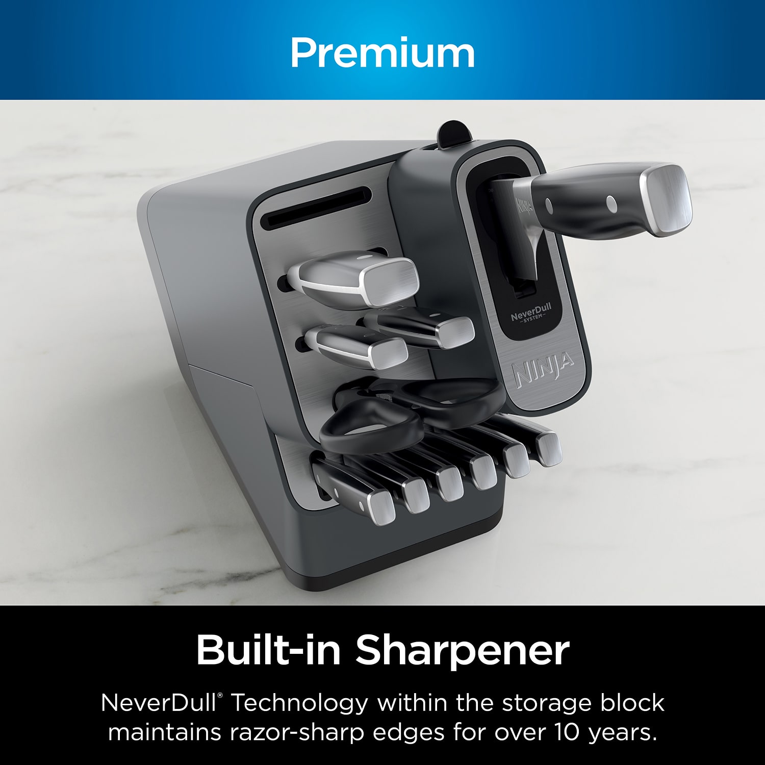 Ninja Foodi Neverdull 14-pc. Knife Block Set