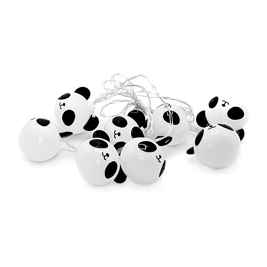 Pink Sky Panda String Lights