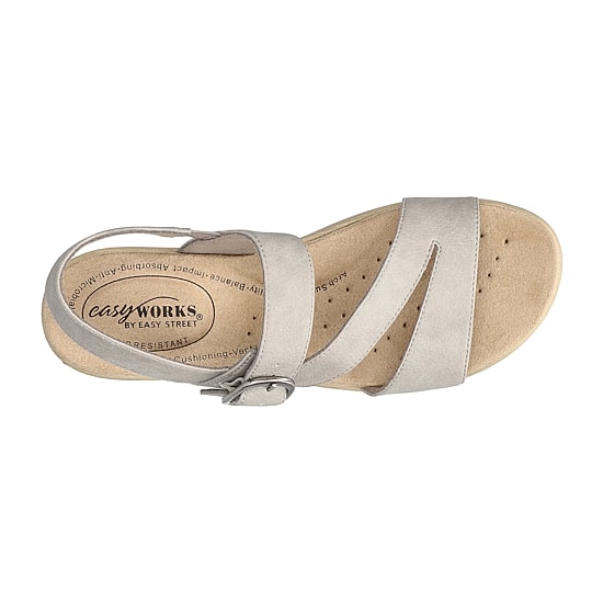 Easy Works By Easy Street Womens Marnina Heeled Sandals