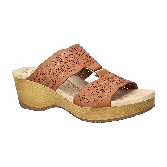 Easy Works By Easy Street Womens Rin Wedge Sandals
