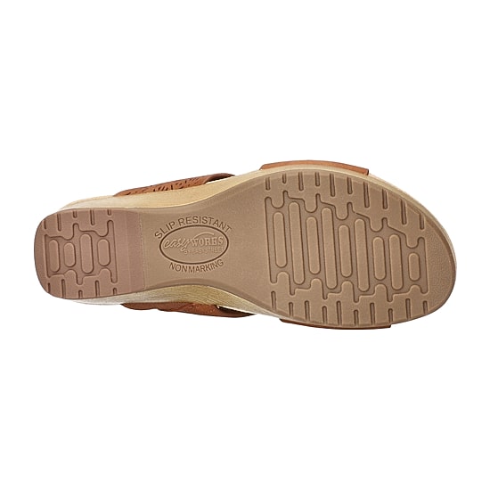 Easy Works By Easy Street Womens Rin Wedge Sandals