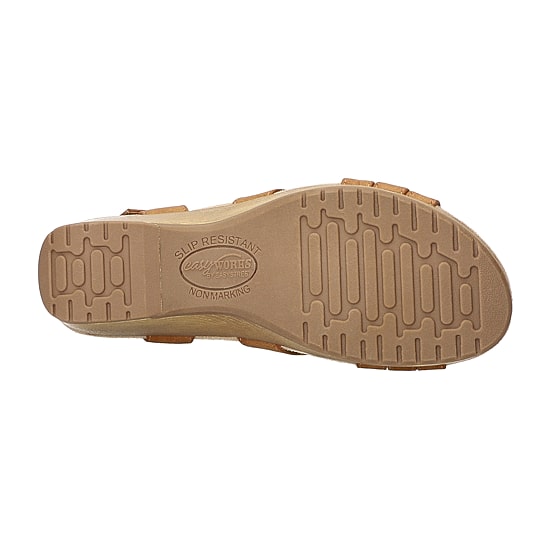 Easy Works By Easy Street Womens Rosella Wedge Sandals