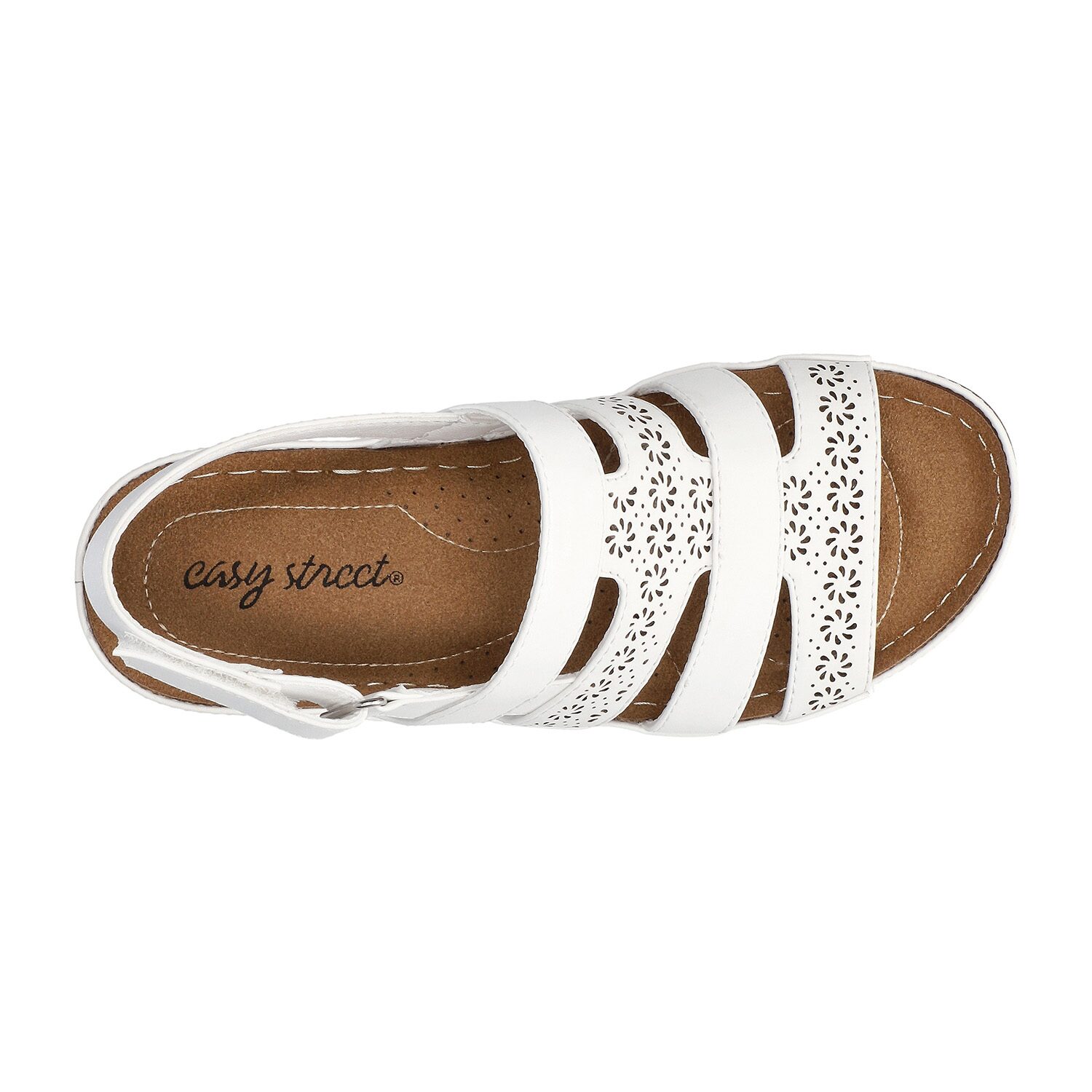 Easy Street Womens Alexi Wedge Sandals