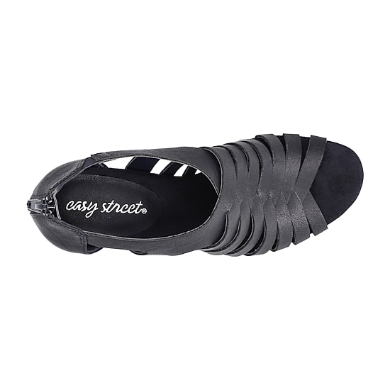 Easy Street Womens Vanni Heeled Sandals