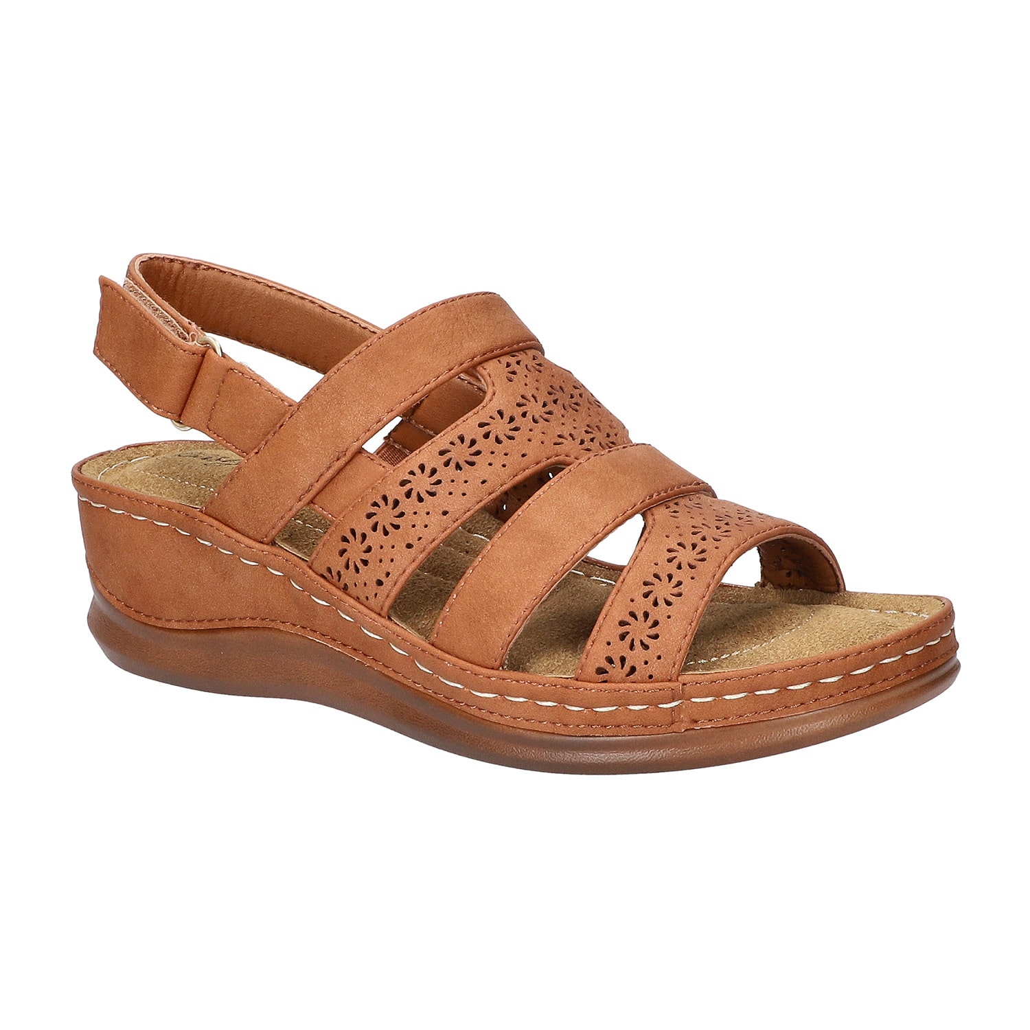 Easy Street Womens Alexi Wedge Sandals