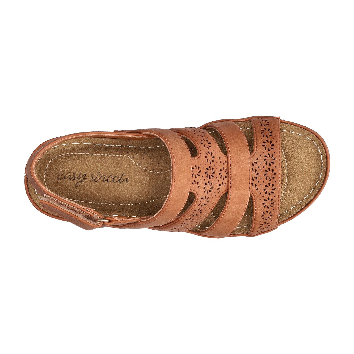 Easy Street Womens Alexi Wedge Sandals