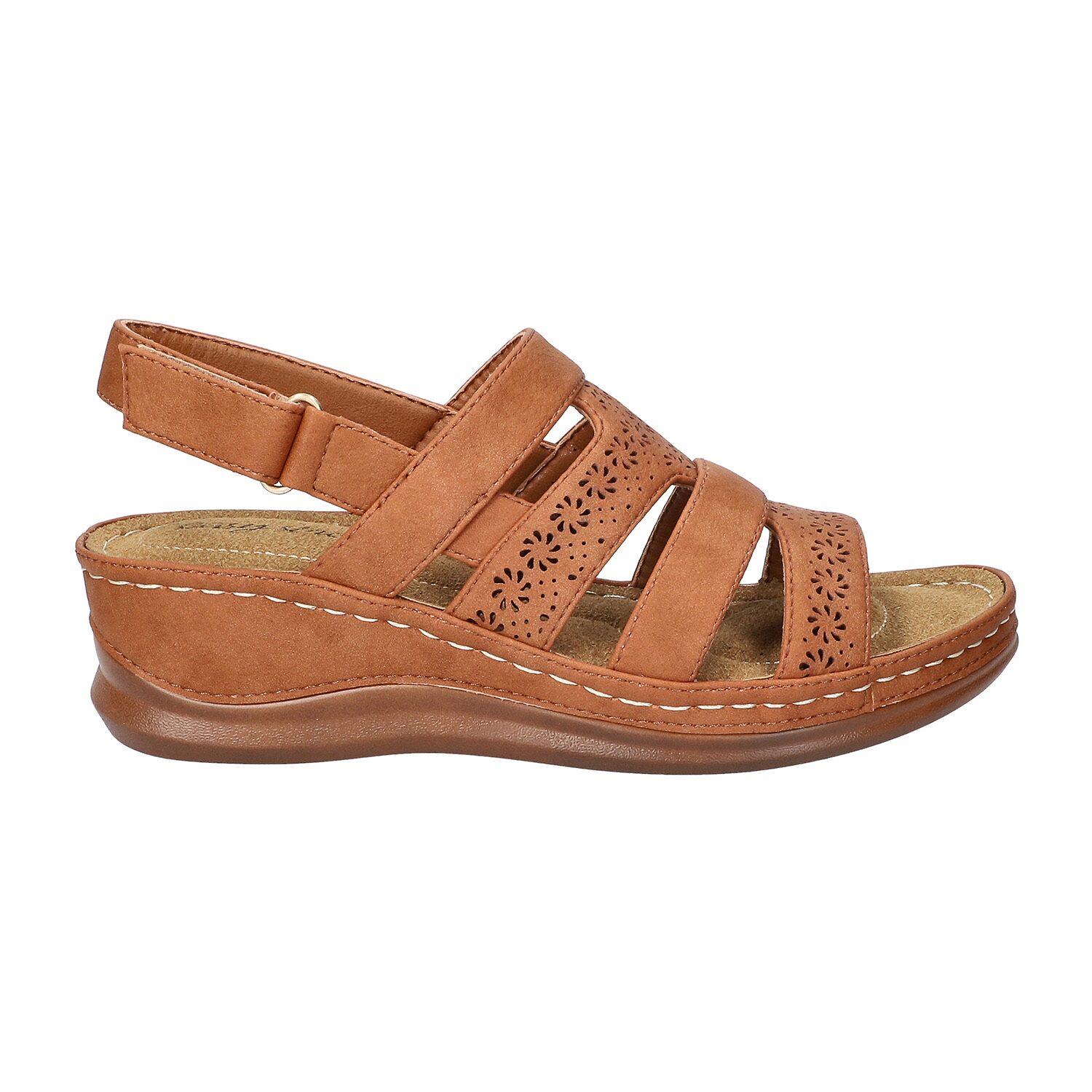 Easy Street Womens Alexi Wedge Sandals