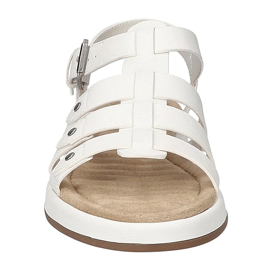 Easy Street Womens Chirp Adjustable Strap Flat Sandals