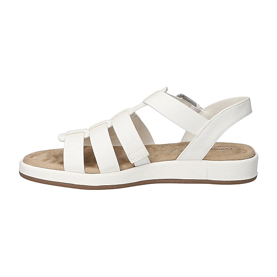 Easy Street Womens Chirp Adjustable Strap Flat Sandals